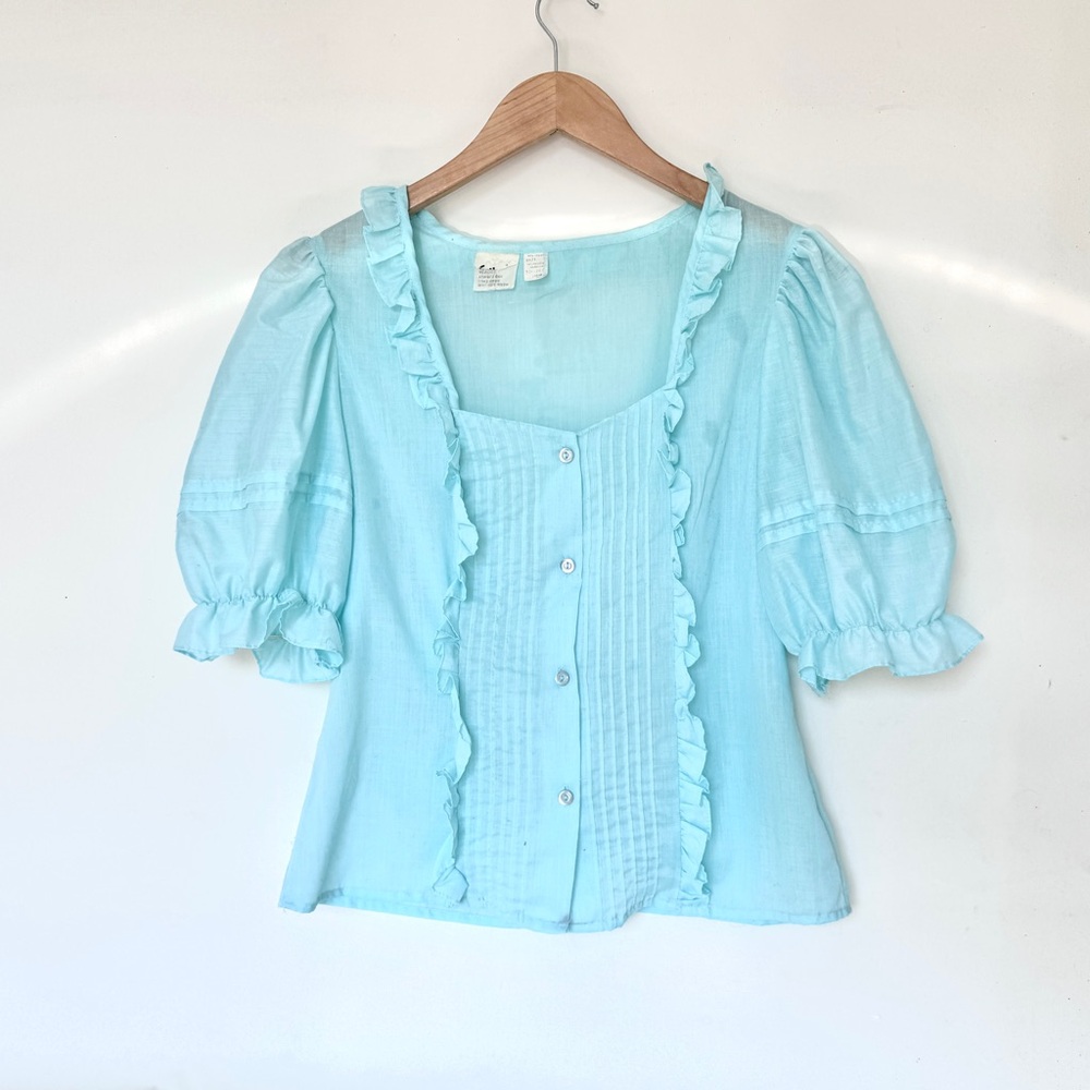 vintage milkmaid style top